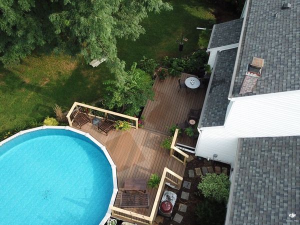 Trex deck in Zionsville