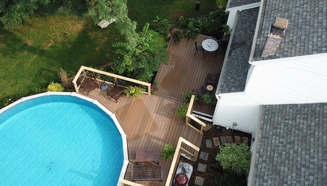 Trex deck in Zionsville