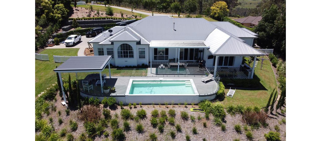 Trex island mist, the perfect pool deck and entertaining area.