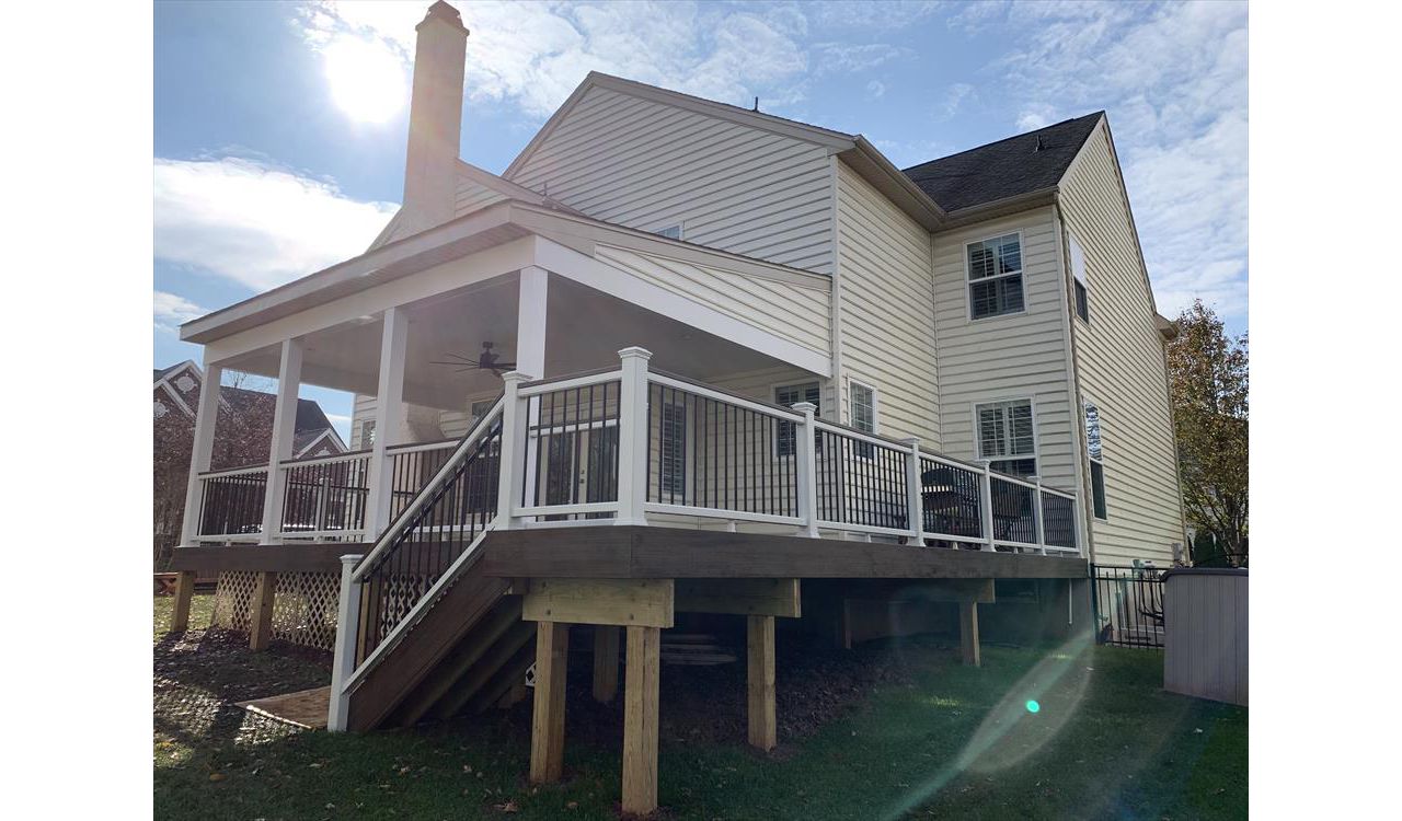Covered Trex Deck