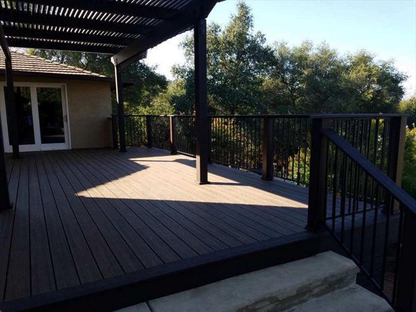 Trex Transcend Spiced Rum Deck - El Dorado Hills, CA - Folsom, CA - Placerville, CA