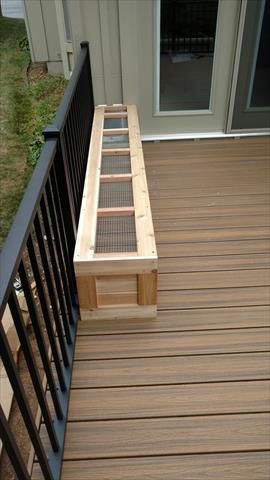 Trex Tropical Transcend with Custom Bench