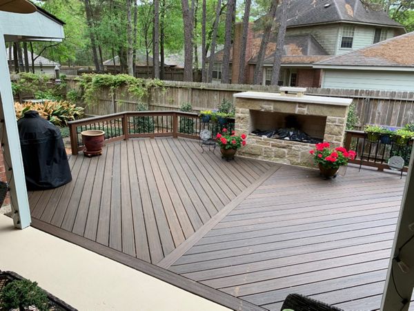 Trex Spiced Rum Decking