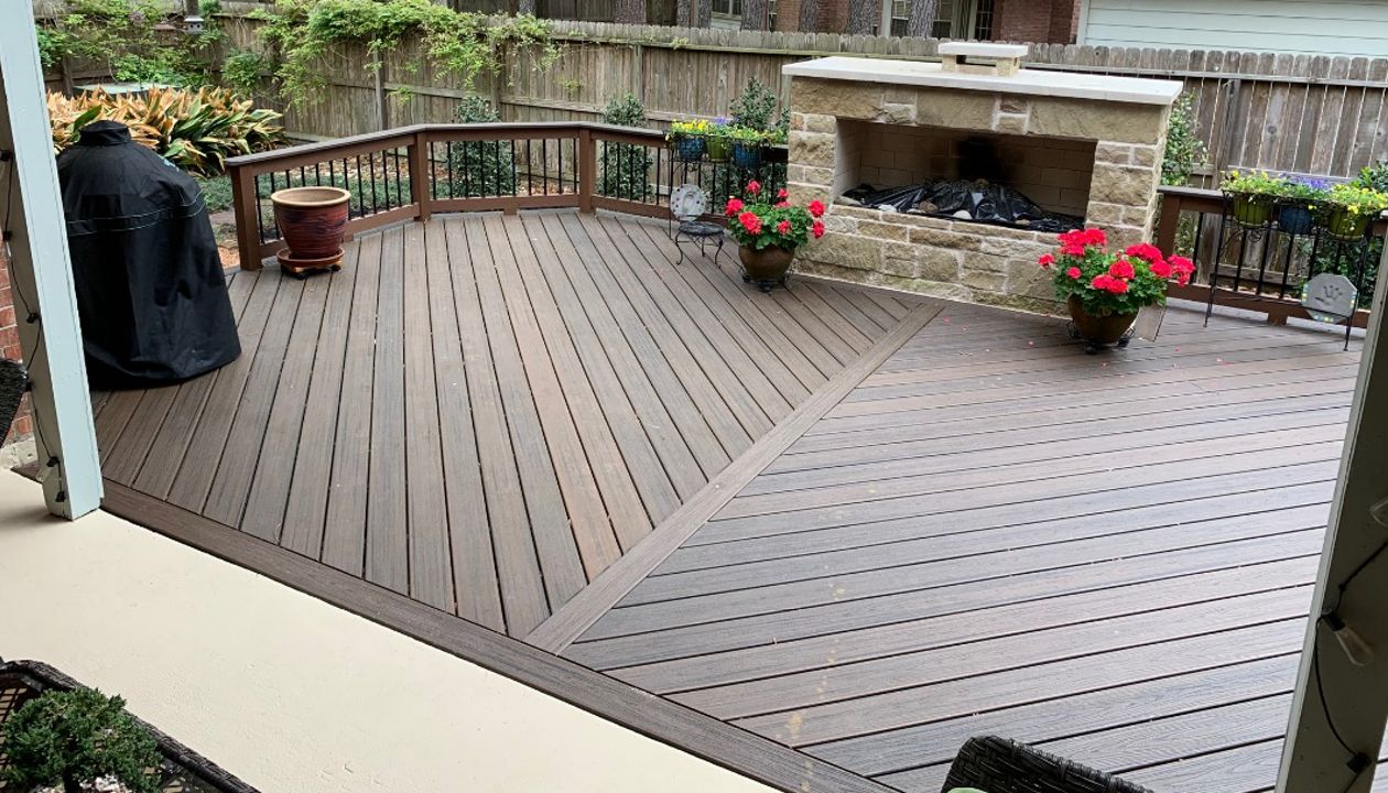 Trex Spiced Rum Decking