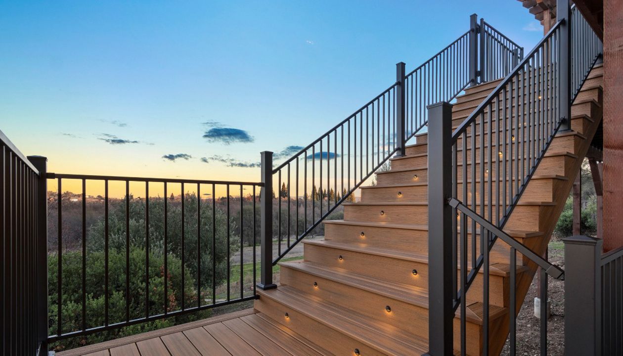 Havana Gold, Stone Ridge full wrap stairs