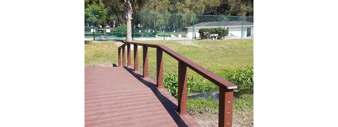 Trex walkway