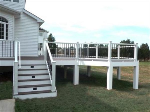 Trex Transcends Lava Rock, Transcends Rail