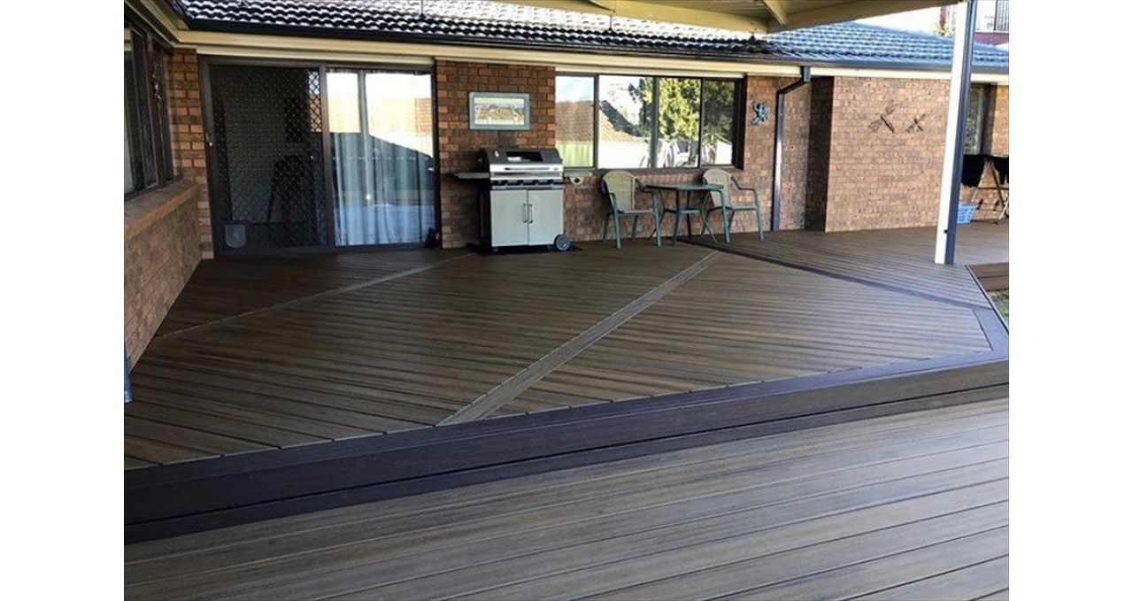 The barbeque is in place ready for the first family evening.