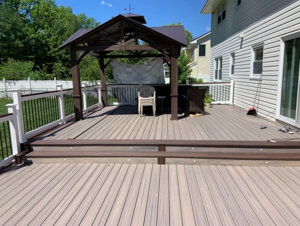 Rocky harbor/ lava rock border