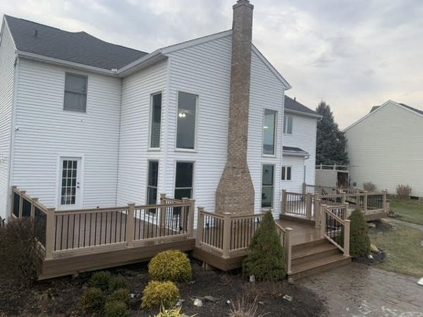 Toasted Sand deck with gates