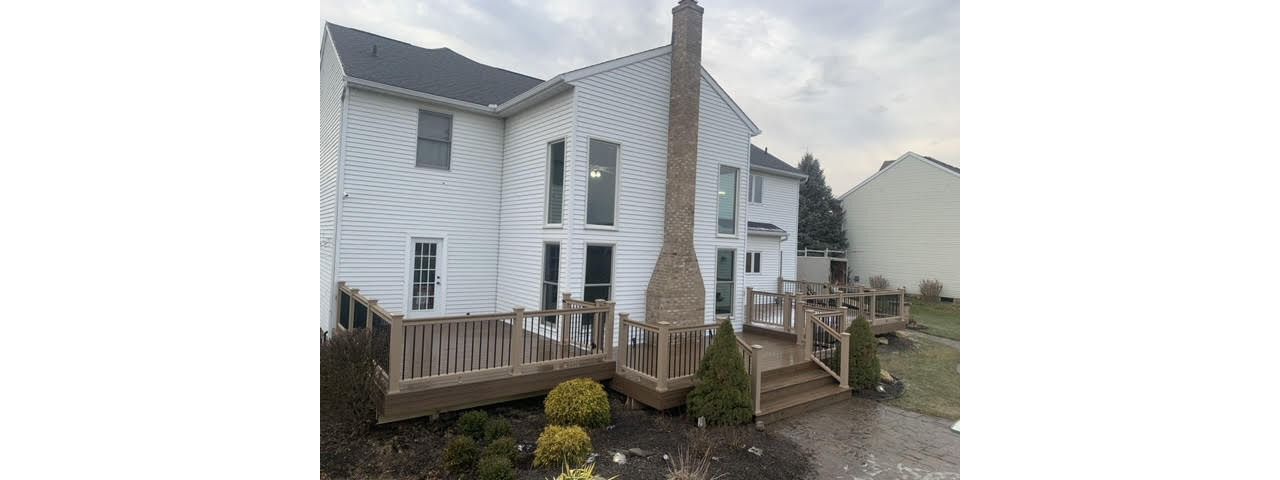 Toasted Sand deck with gates