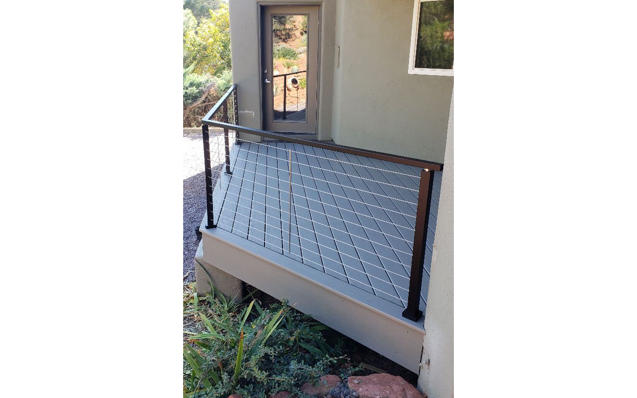 "Gravel Path" with SS cable rail - Village of Oak Creek