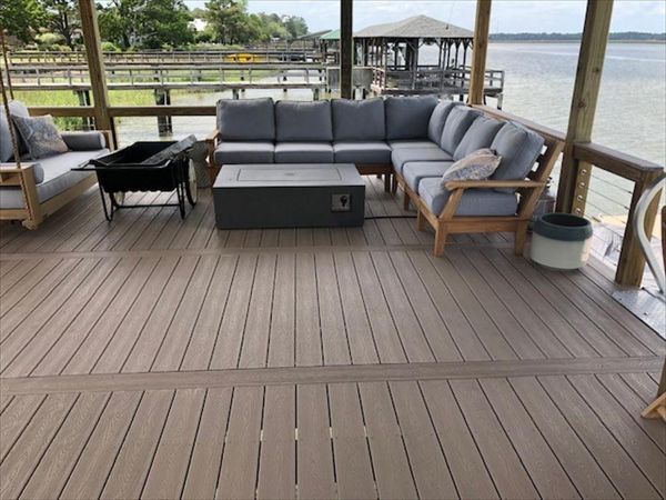 Trex Transcend Rope Swing Decking in Savannah, GA