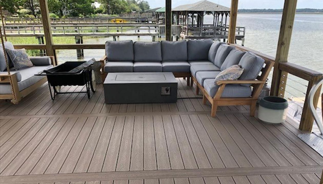 Trex Transcend Rope Swing Decking in Savannah, GA