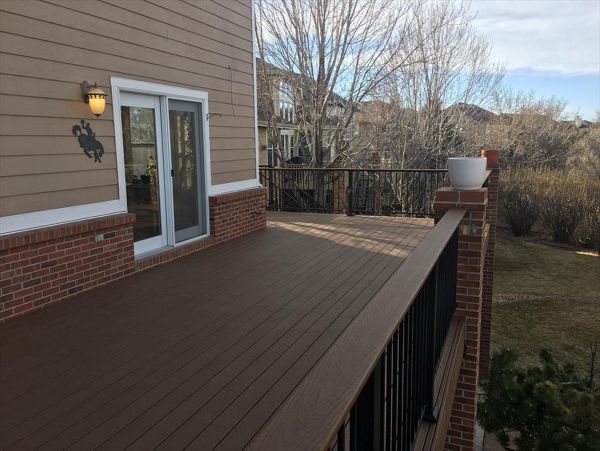 Trex Deck Saddle Brown Highlands Ranch, CO