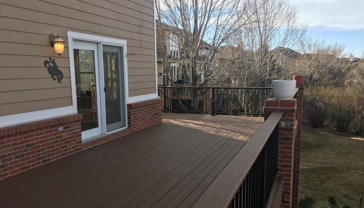 Trex Deck Saddle Brown Highlands Ranch, CO