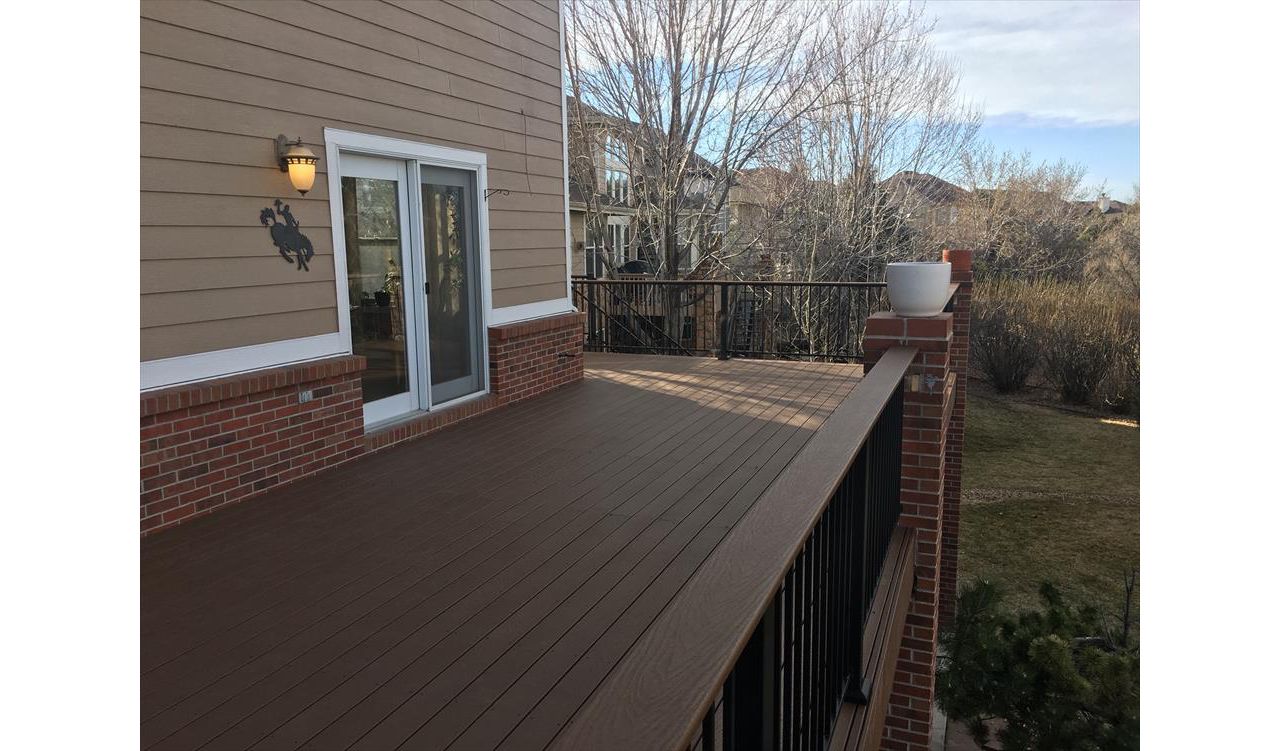 Trex Deck Saddle Brown Highlands Ranch, CO