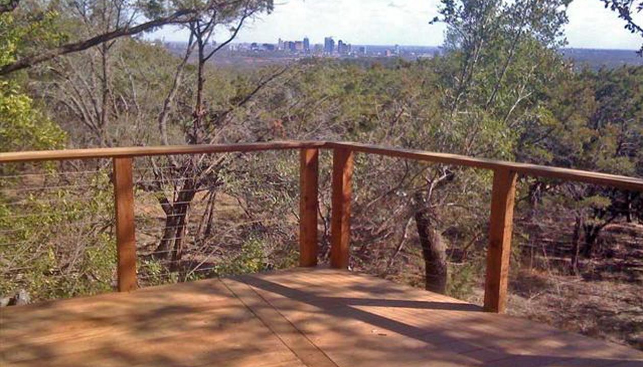 Custom Trex composite deck, Austin area, Texas