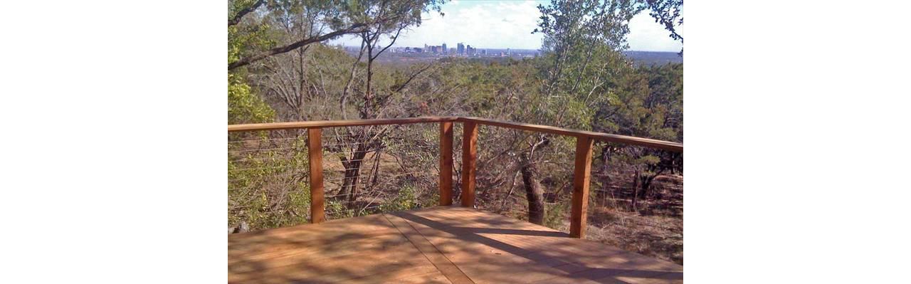 Custom Trex composite deck, Austin area, Texas