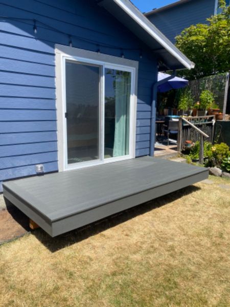 Clam Shell decking and fascia