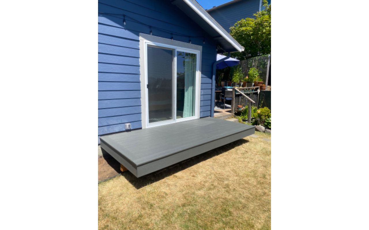 Clam Shell decking and fascia