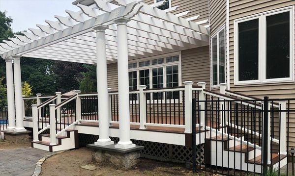 Overview Tiki Torch Lava Rock White PVC