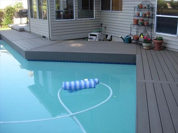 Trex pool surround