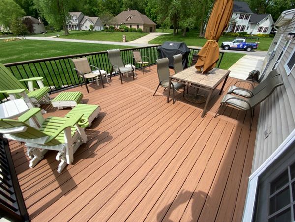 Custom Trex Tiki Torch Transcend Deck