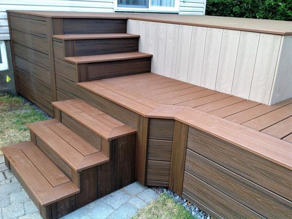 Le finis des marches de haute qualités