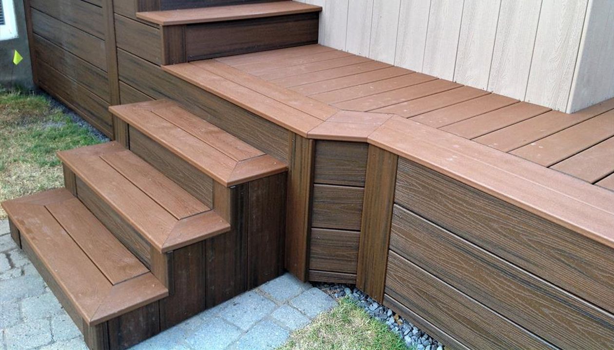 Le finis des marches de haute qualités