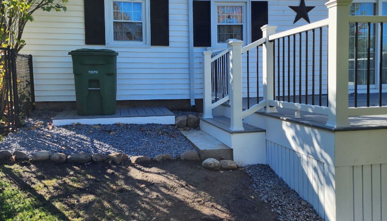 Pebble Grey Rear Porch