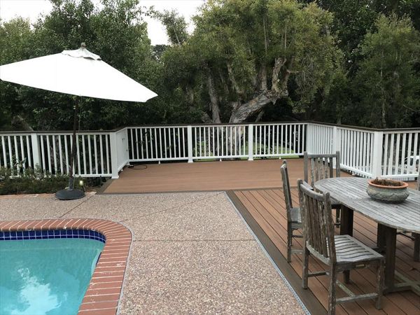 Tiki Torch and Spiced Rum Poolside