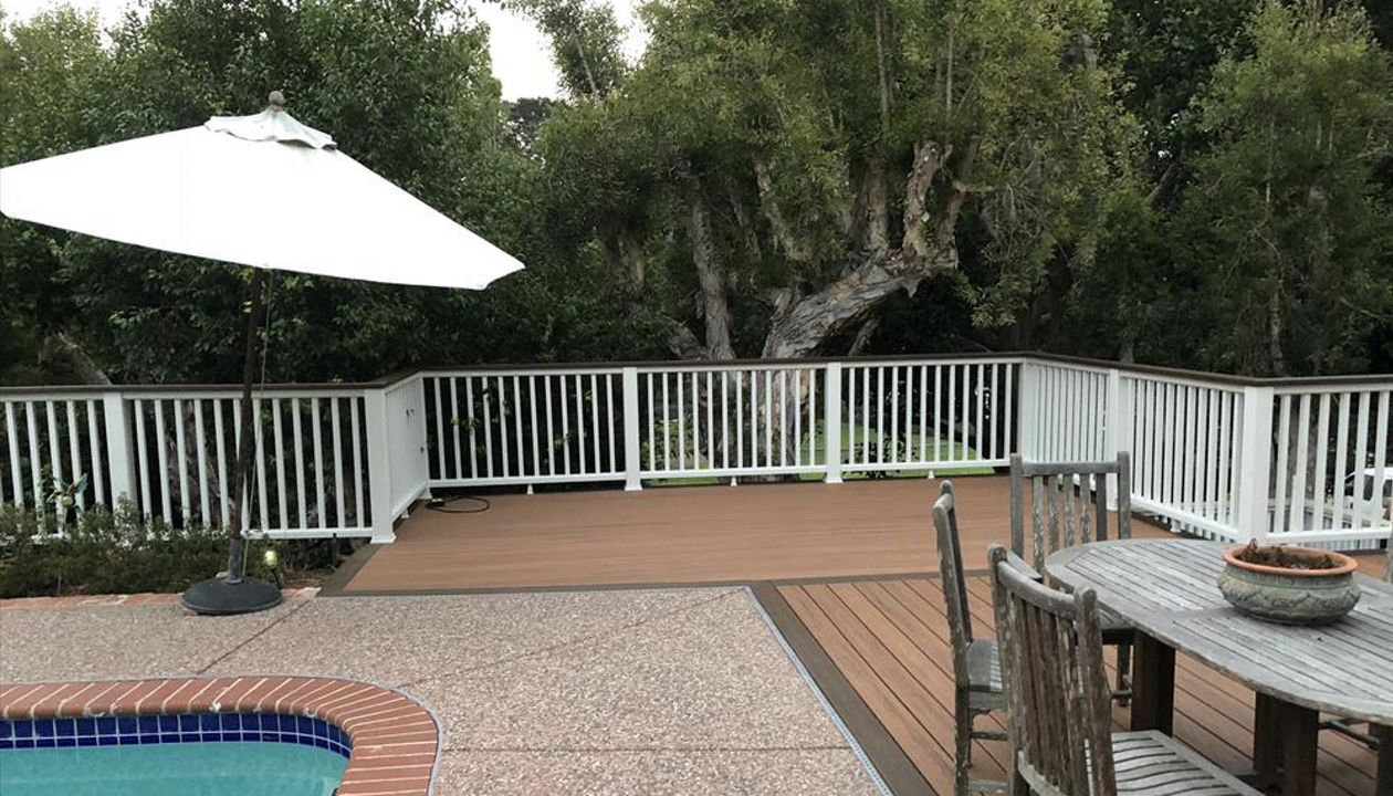 Tiki Torch and Spiced Rum Poolside