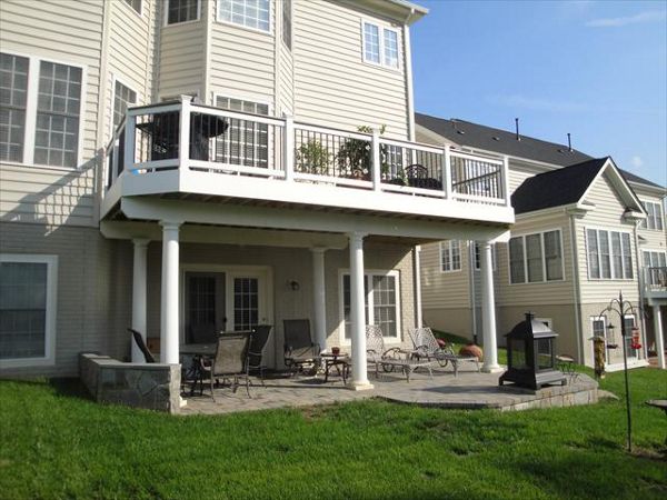 trex gravel path flooring and trex trim