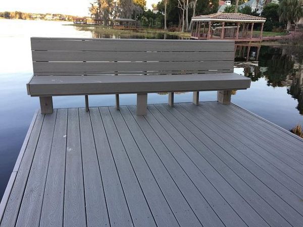 Trex Gravel Path Dock located in Isleworth (Windermere, FL)