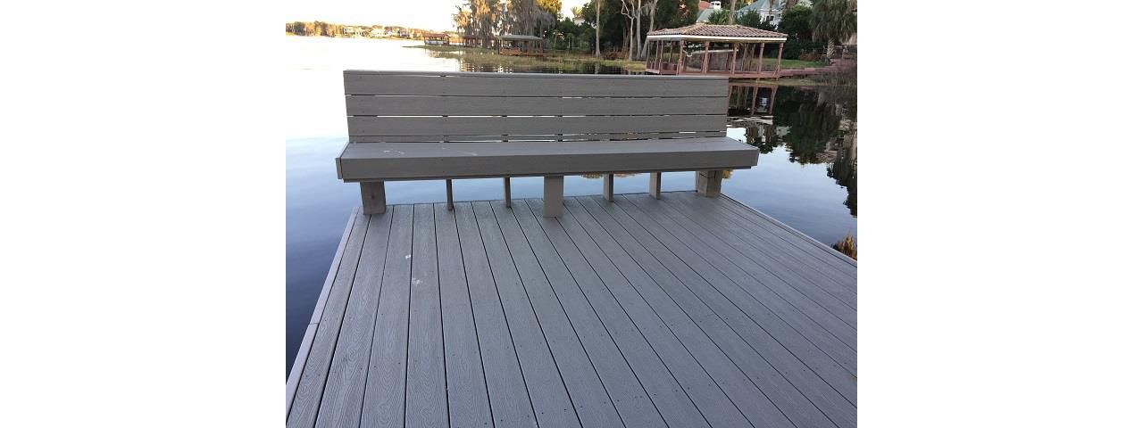 Trex Gravel Path Dock located in Isleworth (Windermere, FL)