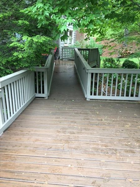 Trex Transcend walkway provides great slip resistant surface