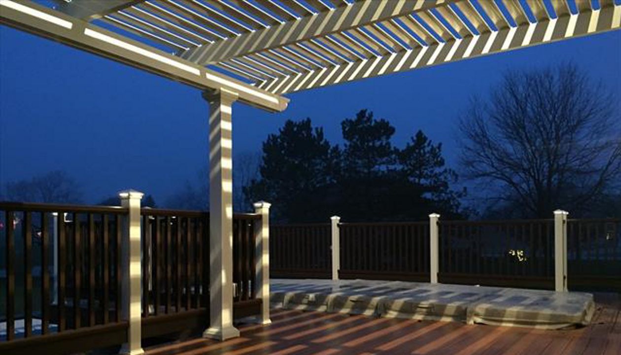 Pergola and Transcend rail