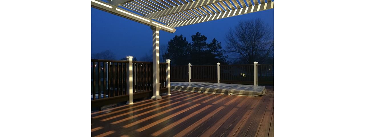 Pergola and Transcend rail