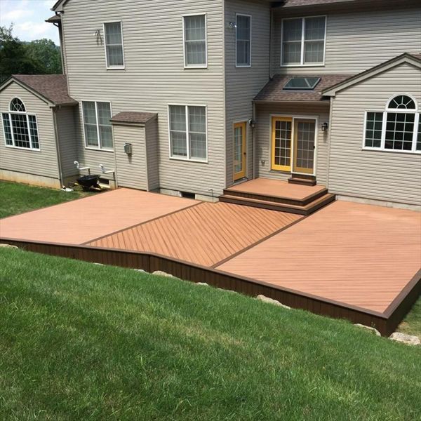 Custom Trex deck in Long Valley New Jersey