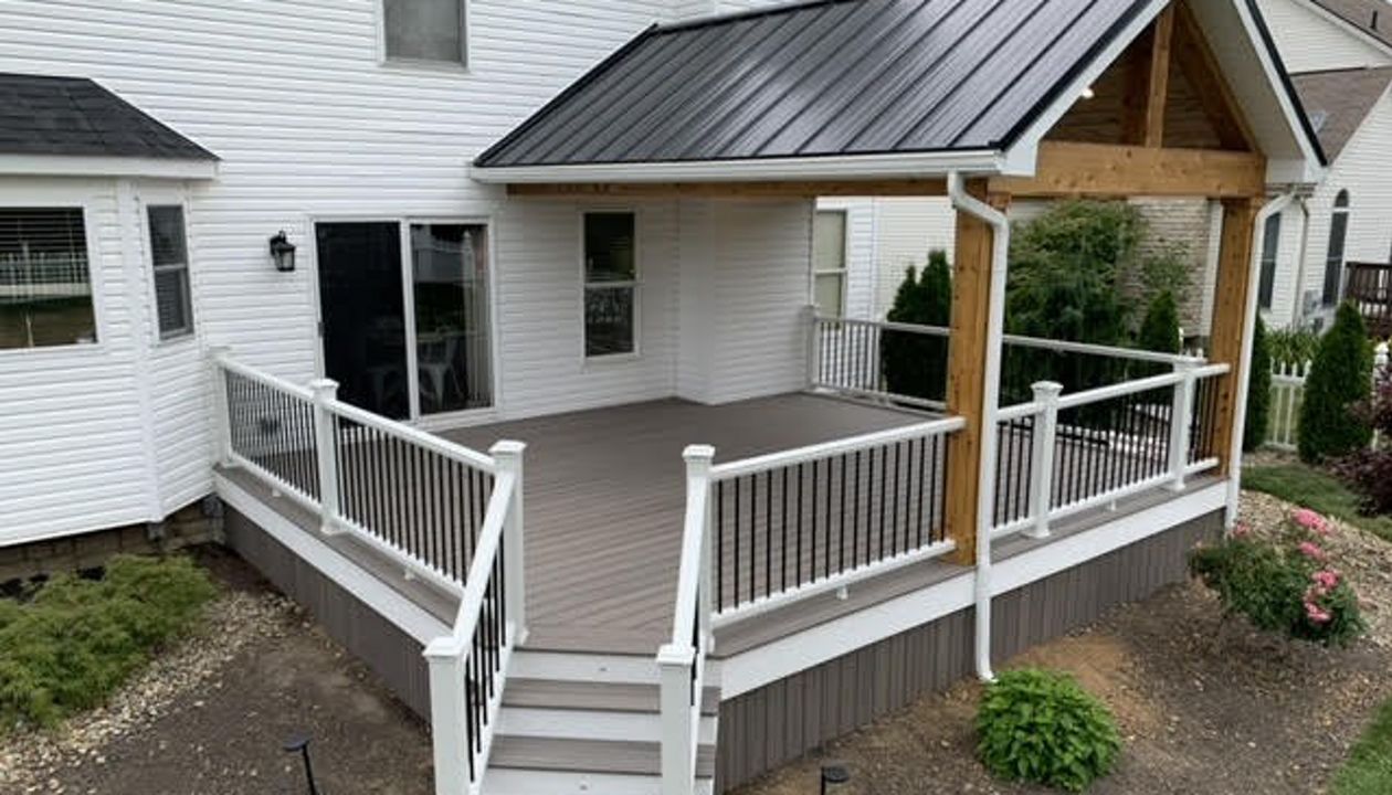 Rocky Harbor covered deck