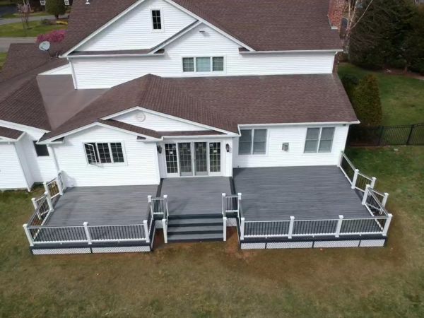 Island Mist with Winchester Gray border.