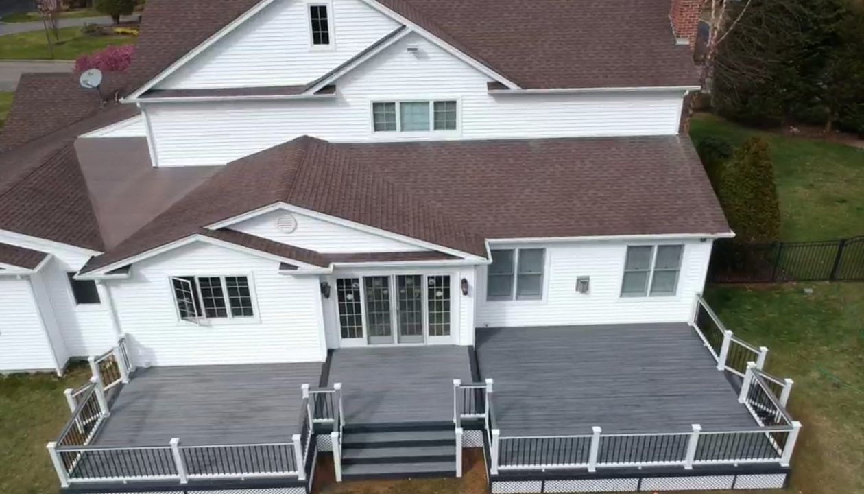 Island Mist with Winchester Gray border.