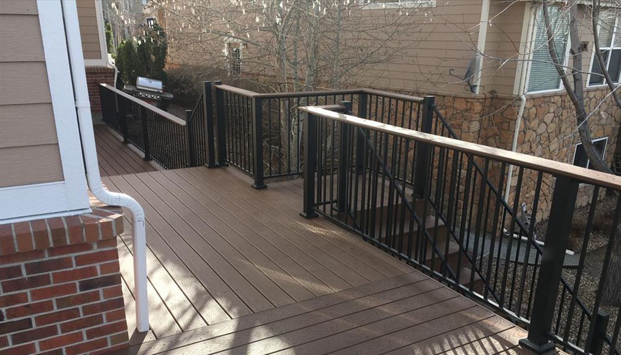 Trex Deck Saddle Brown Highlands Ranch, CO