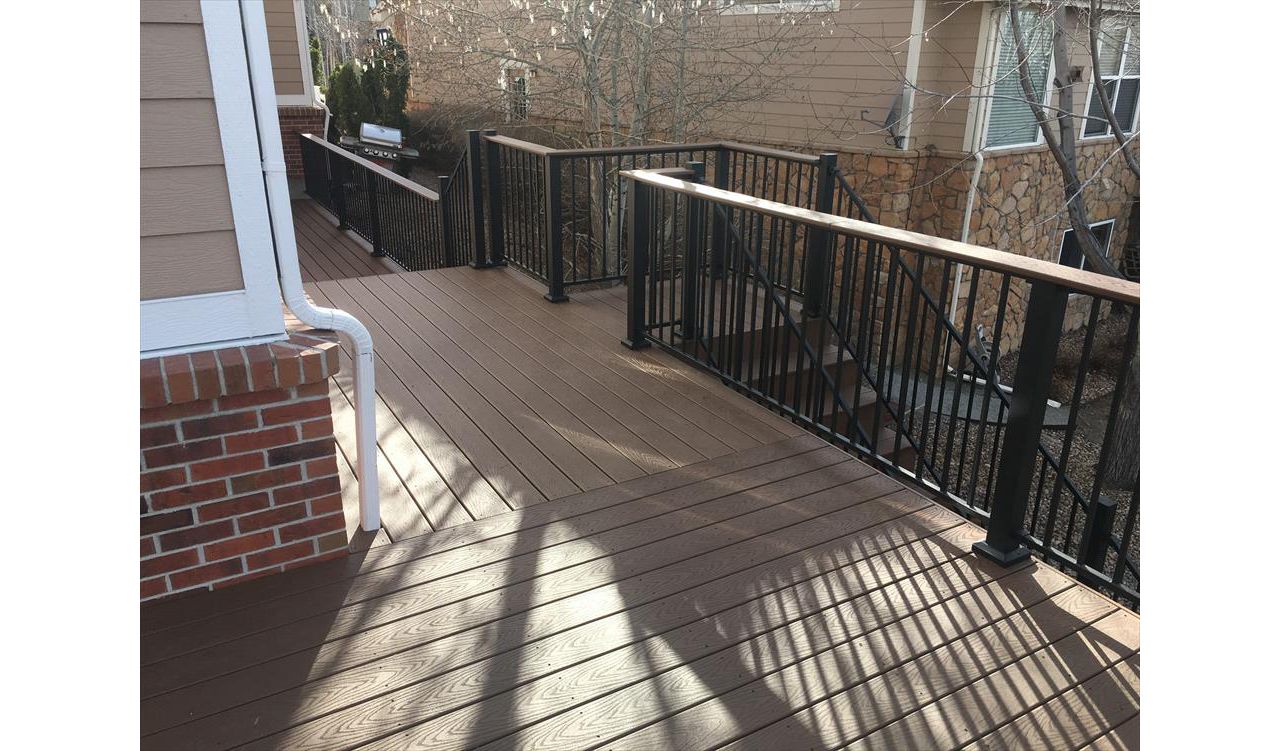 Trex Deck Saddle Brown Highlands Ranch, CO