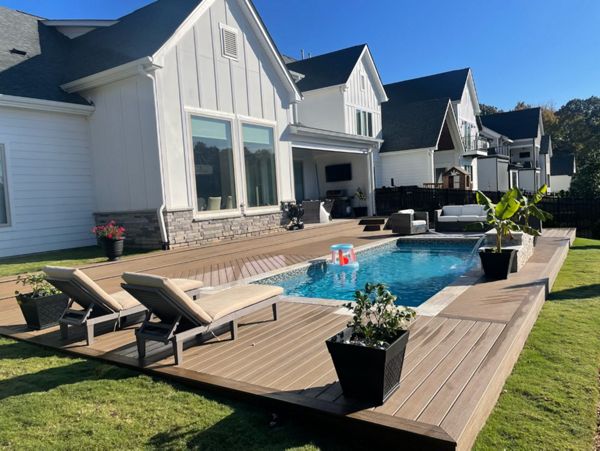 Pool Deck Trex Enhance Naturals Toasted Sand