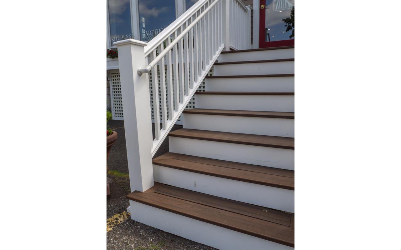 Trex stairs and landing, Ridgefield, CT