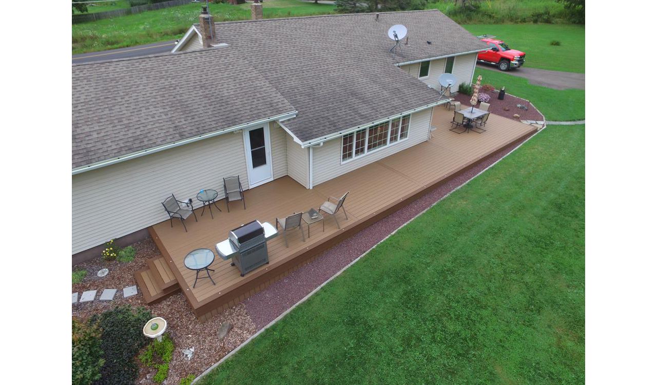 Trex Enhance deck in Maine, NY.