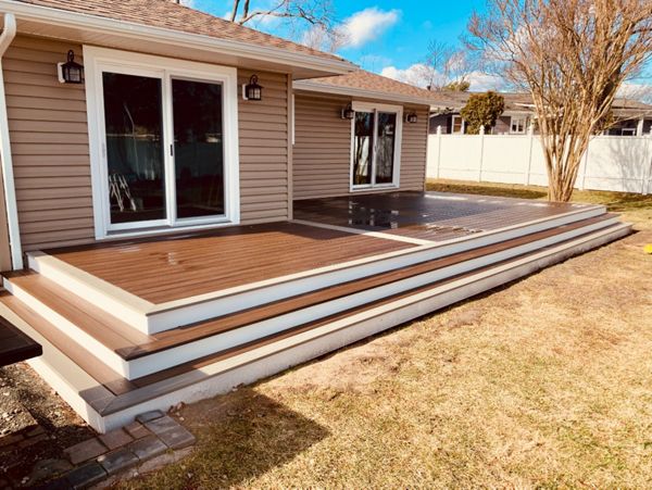 Spiced Rum with Gravel Path Deck - Brick, NJ