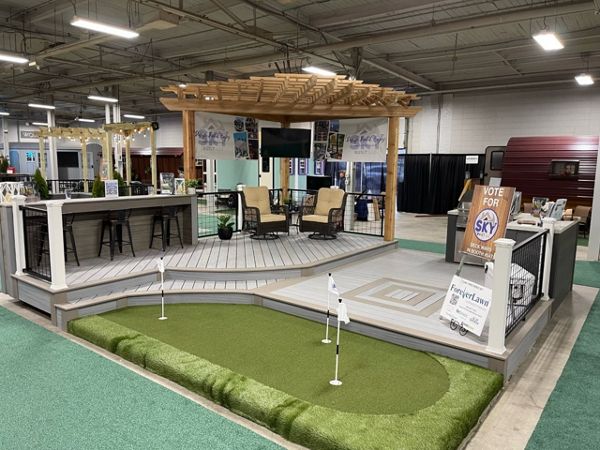 Custom Trex Bar and Deck